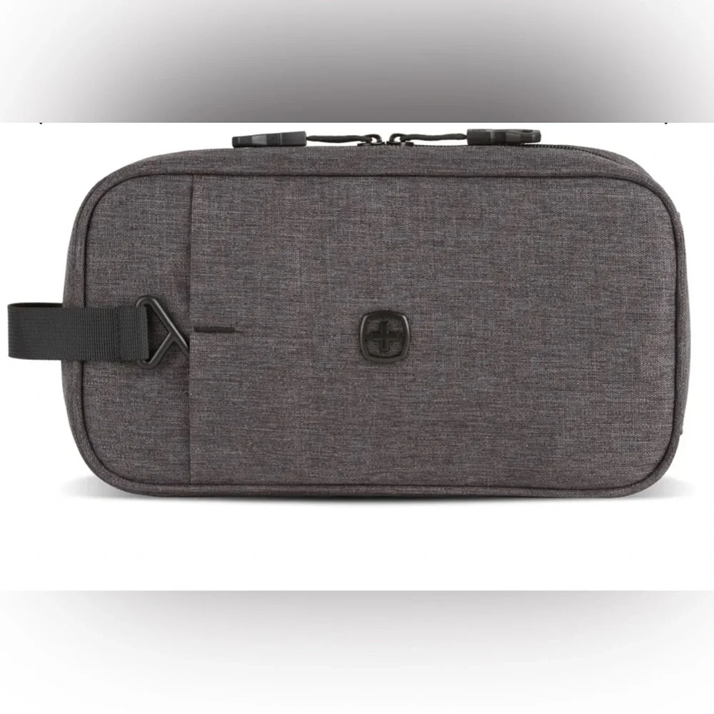 SWISS GEAR - The Vertical Fully Lined Hanging Toiletry Bag - Dark Gray. NWT